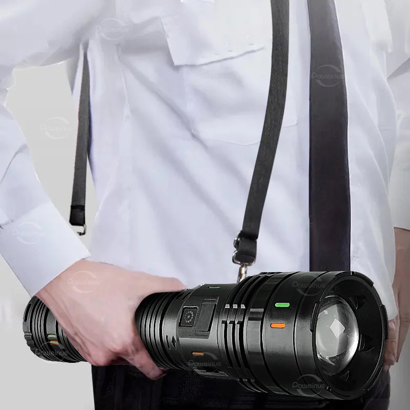 68000000LM High Power Rechargeable LED Flshlight